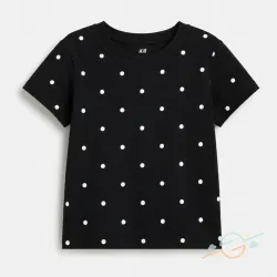 Pullover negro de puntos H&M