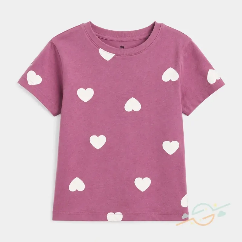 Pullover rosa corazones H&M #0003