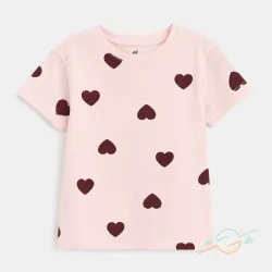 Pullover rosa corazones H&M