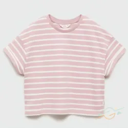 Pullover rosa rayas MANGO