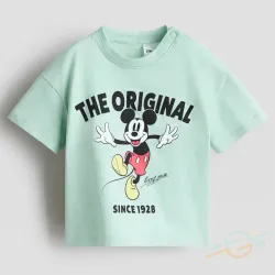 Pullover verde Mickey H&M