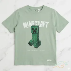 Pullover verde Minecraft H&M #0001