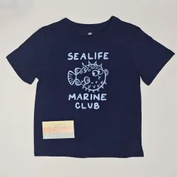 Pulover azul navy H&M