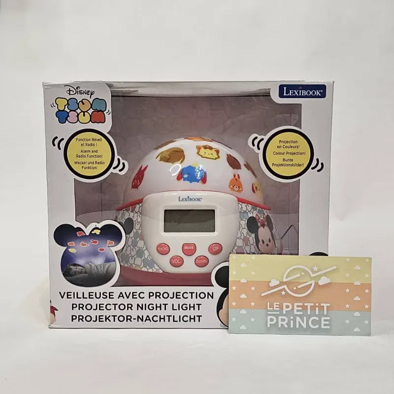 Reloj despertados con luces de colores 