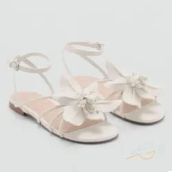Sandalia color crema MANGO #0001