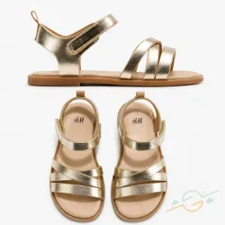 Sandalia dorada H&M