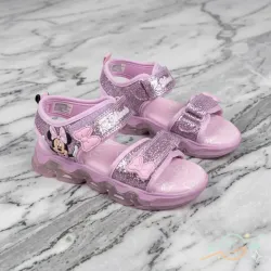 Sandalia morada luces Minnie PRIMARK