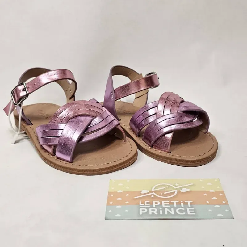 Sandalia morada MANGO 