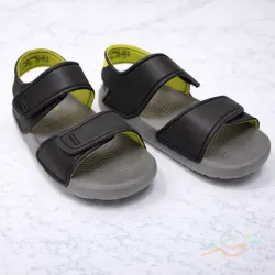 Sandalia negra amarilla LEFTIES 