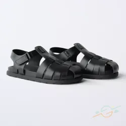 Sandalia negra ZARA #0002