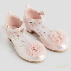 Sandalia tacón rosa H&M 