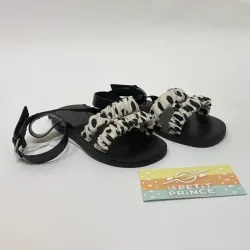 Sandalias negras MANGO