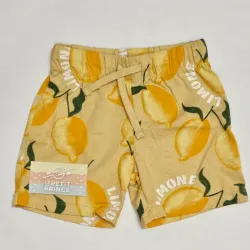Short amarillo limones H&M