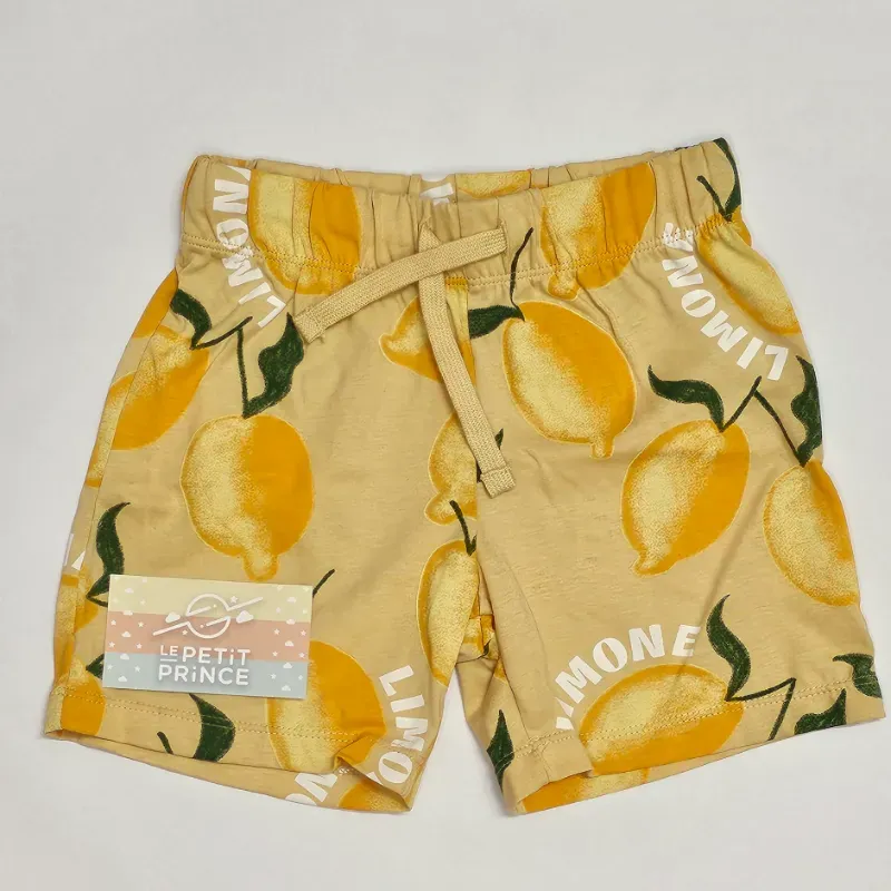 Short amarillo limones H&M
