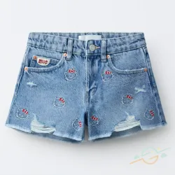 Short azul Hello Kitty ZARA