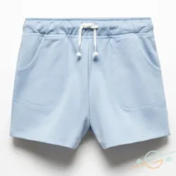Short azul MANGO #0003