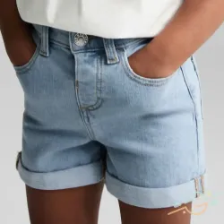 Short azul MANGO #0005