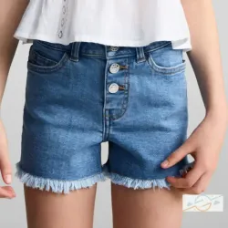 Short azul MANGO #0001