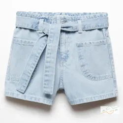 Short azul MANGO #0002