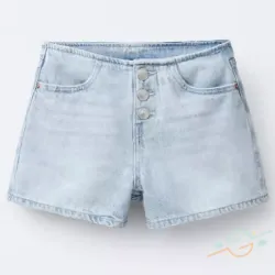 Short azul ZARA #0002