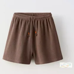Short marrón tiras ZARA