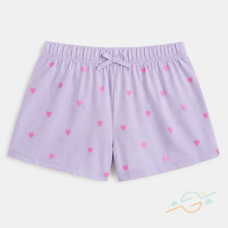 Short morado corazones H&M