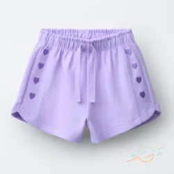 Short morado ZARA