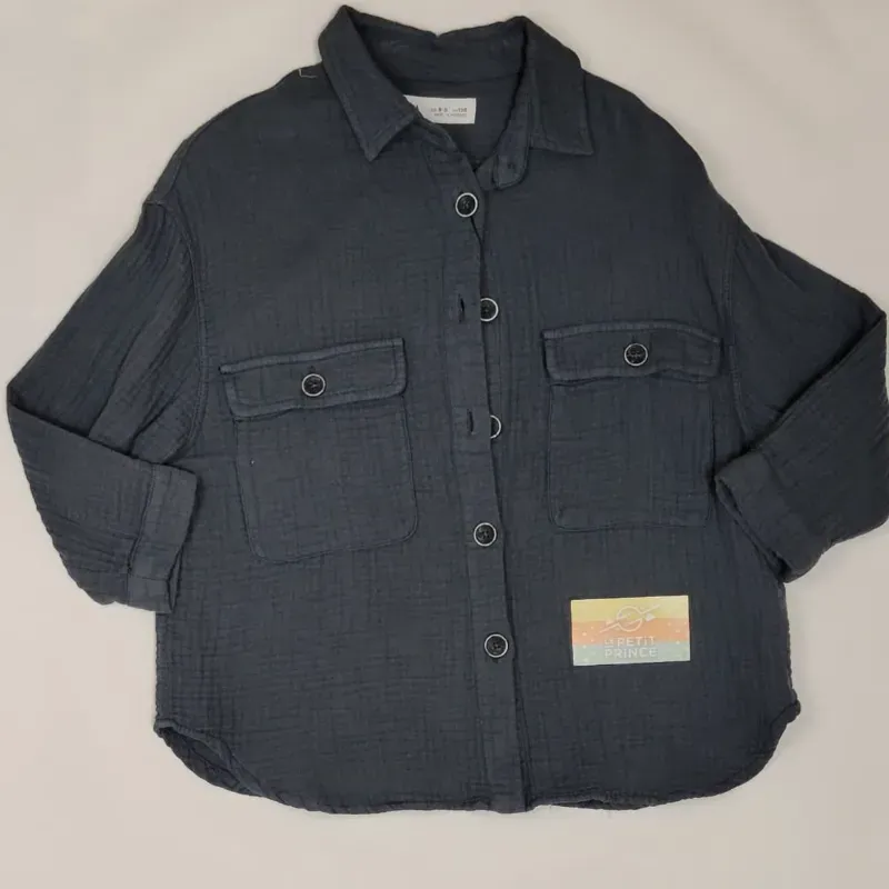 Sobrecamisa gris ZARA 