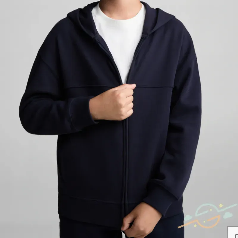 Sudadera azul MANGO #0002