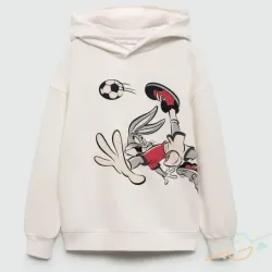 Sudadera beige MANGO #0001