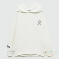 Sudadera blanca MANGO #0002