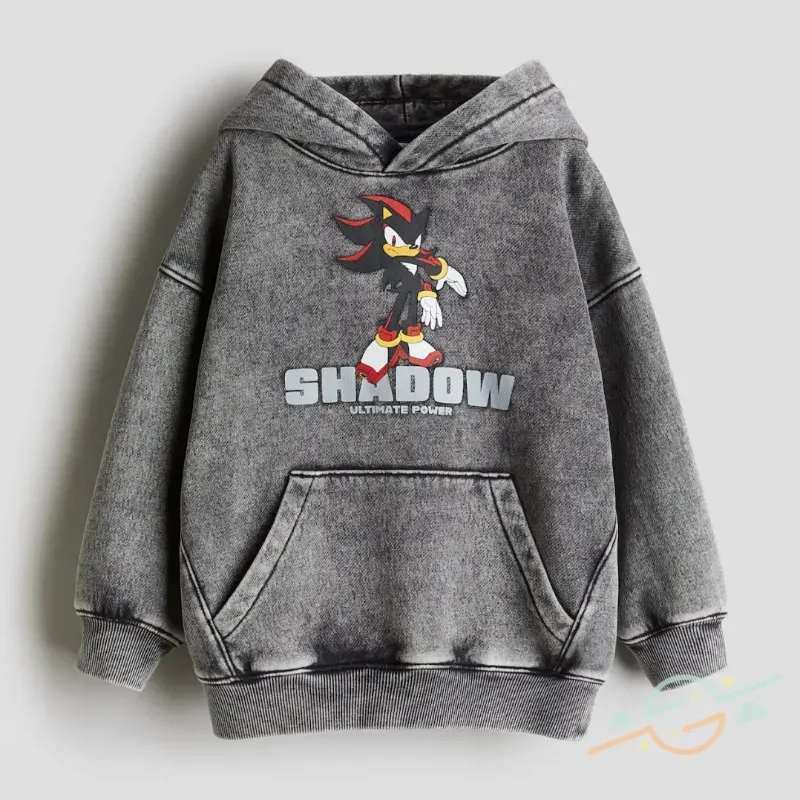Sudadera gris Sonic H&M