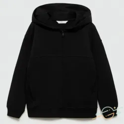 Sudadera negra MANGO #0001