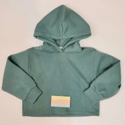 Sudadera verde ZARA