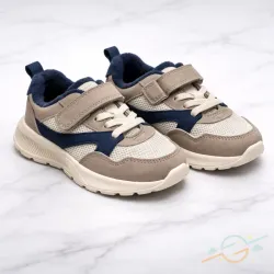 Tenis beige azul H&M