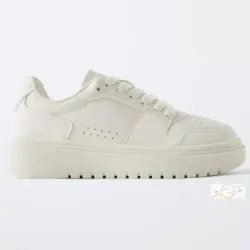 Tenis beige ZARA #0007