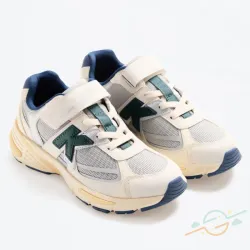 Tenis blanco verde KELME #0001