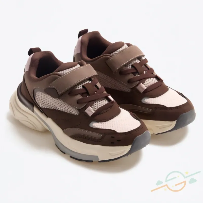Tenis marrón rosa LEFTIES