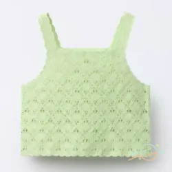 Top verde ZARA