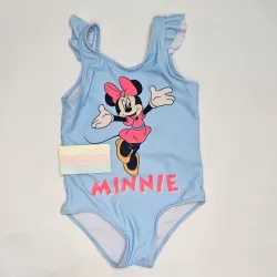 Traje de baño enterizo tirantes azul PRIMARK