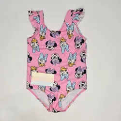 Traje de baño rosa enterizo con tirantes PRIMARK