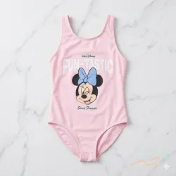 Trusa enteriza rosa Minnie PRIMARK
