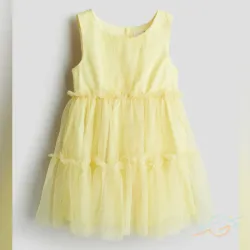 Vestido amarillo H&M #0001