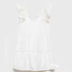 Vestido blanco MANGO #0001