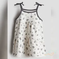 Vestido blanco tirantes H&M