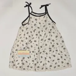 Vestido blanco tirantes H&M