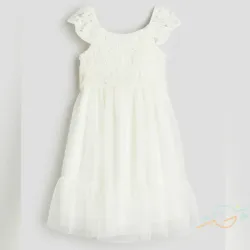 Vestido color hueso H&M #0001