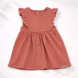 Vestido naranja con peto KIABI