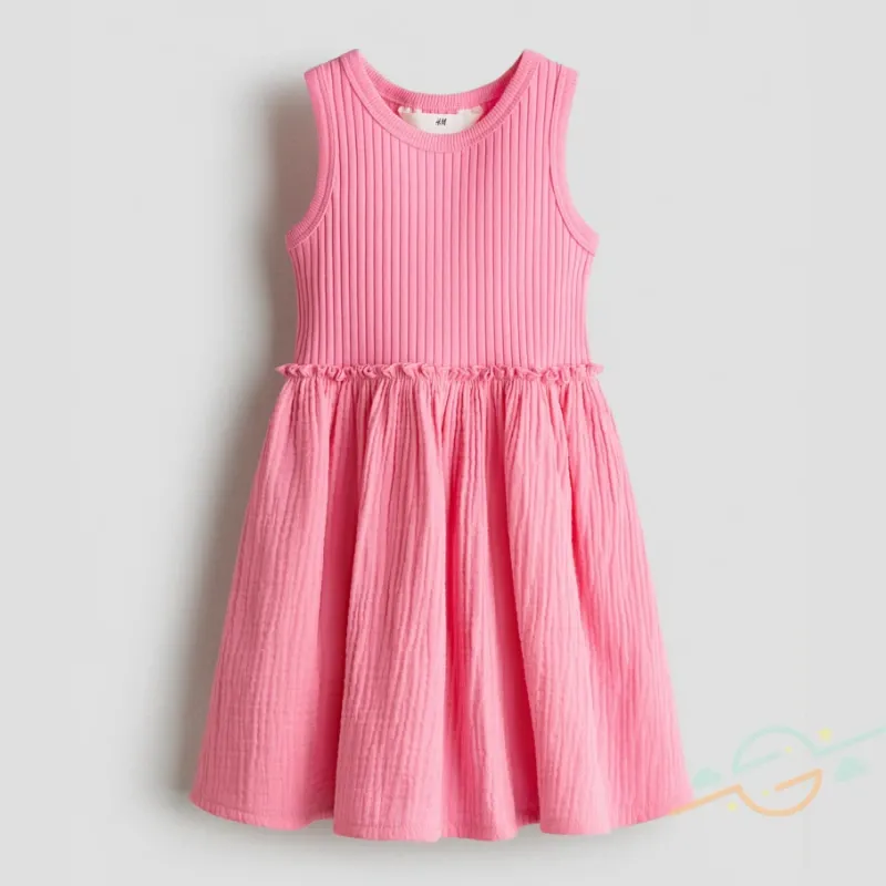 Vestido rosa H&M #0002