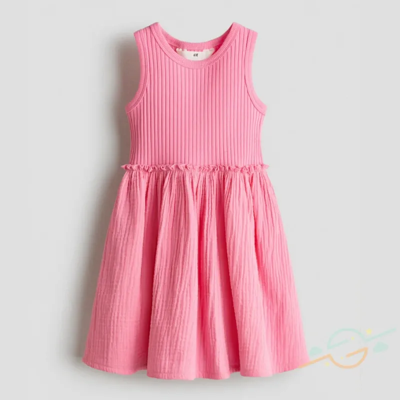 Vestido rosa H&M #0004